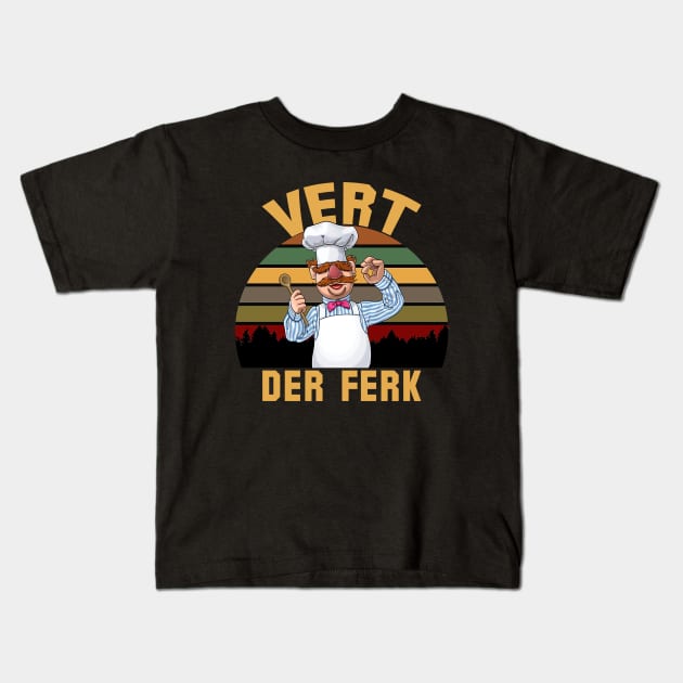 vert der ferk Kids T-Shirt by neilholman